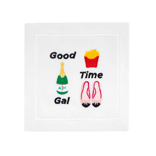 Good Time Gal Cocktail Napkins