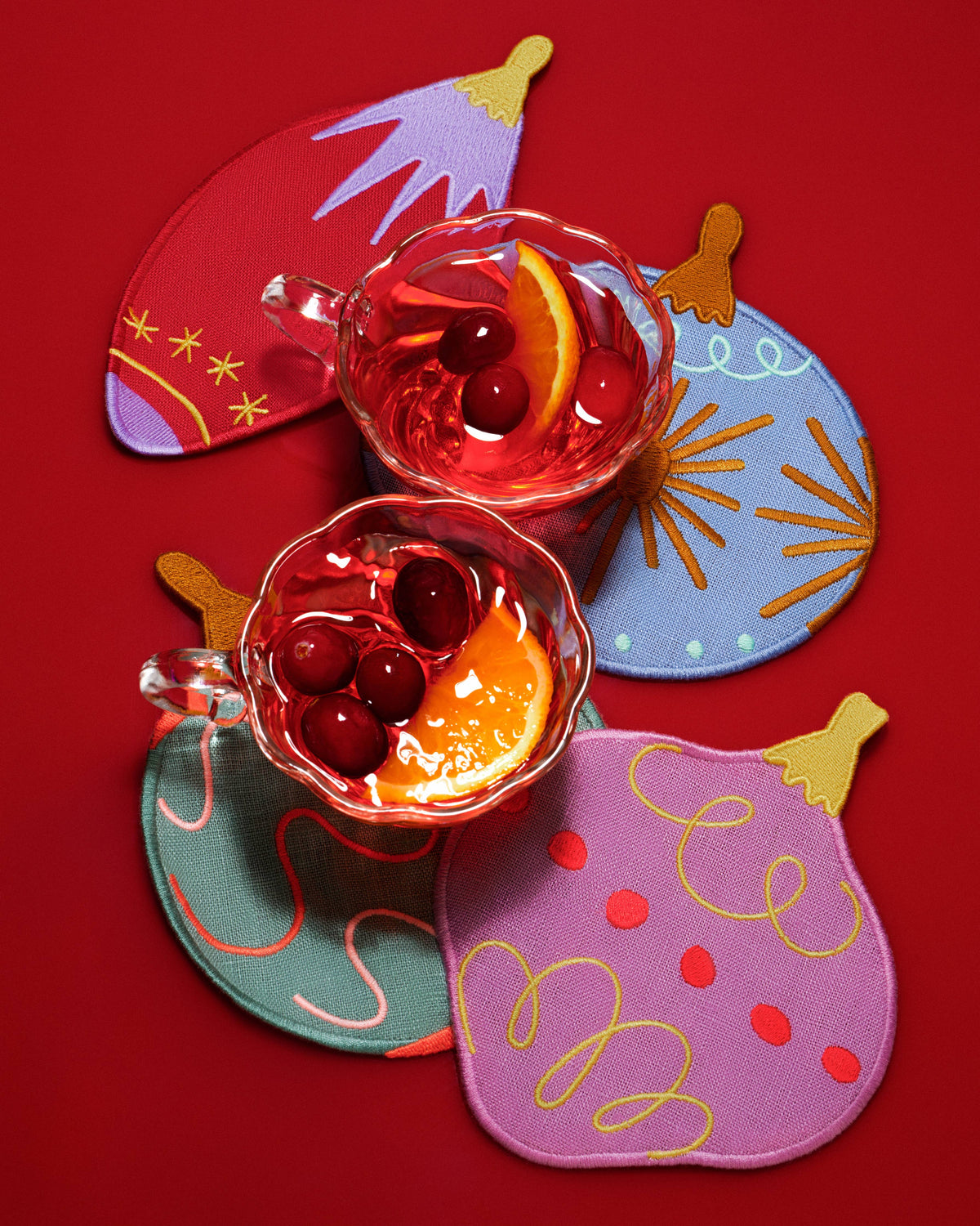 🎄HOLIDAY🎄Deck the Halls Cocktail Napkins - Set of 4