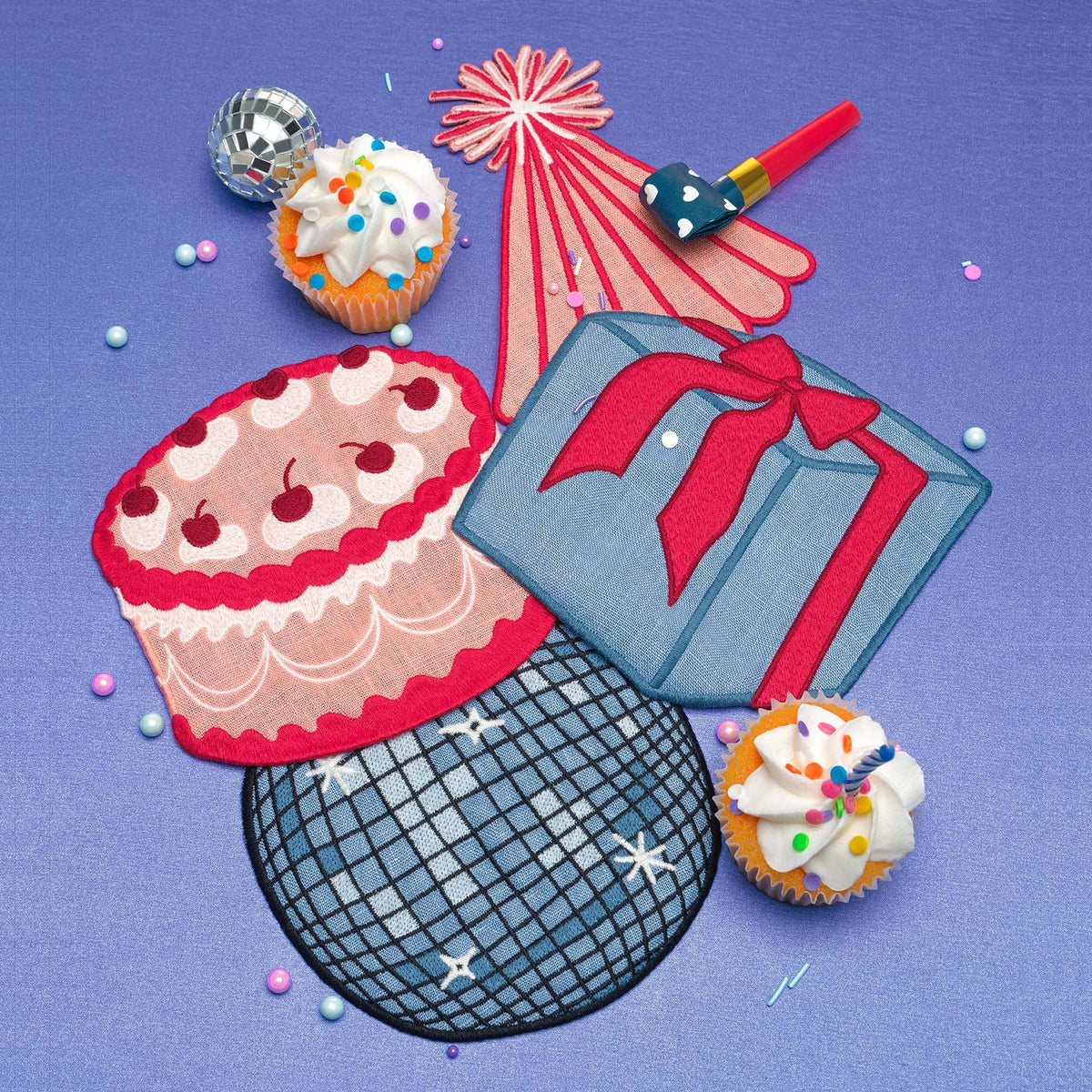 Birthday Cocktail Napkins - Set of 4