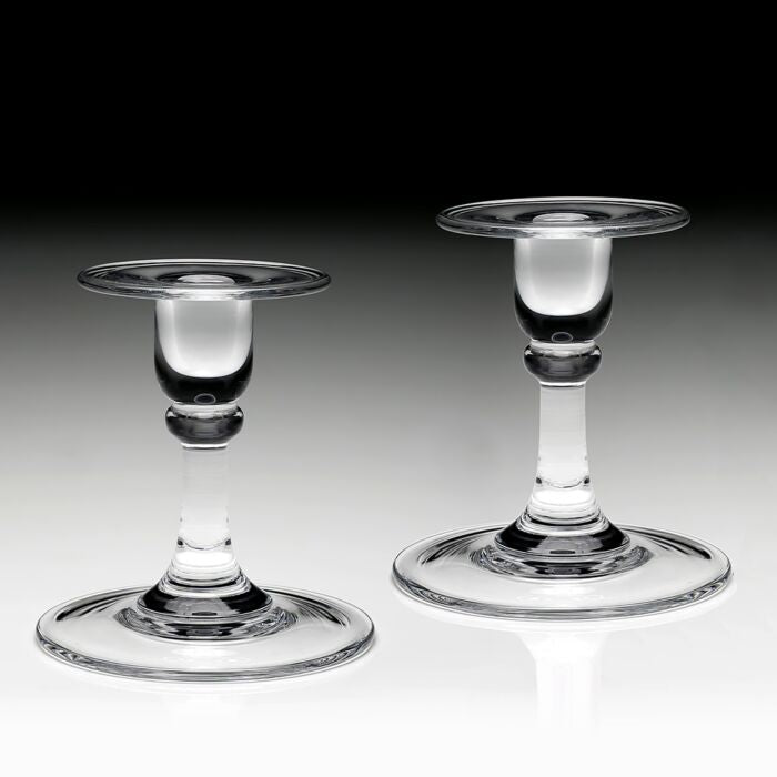 William Yeoward Crystal - Classic Pair of Candlesticks