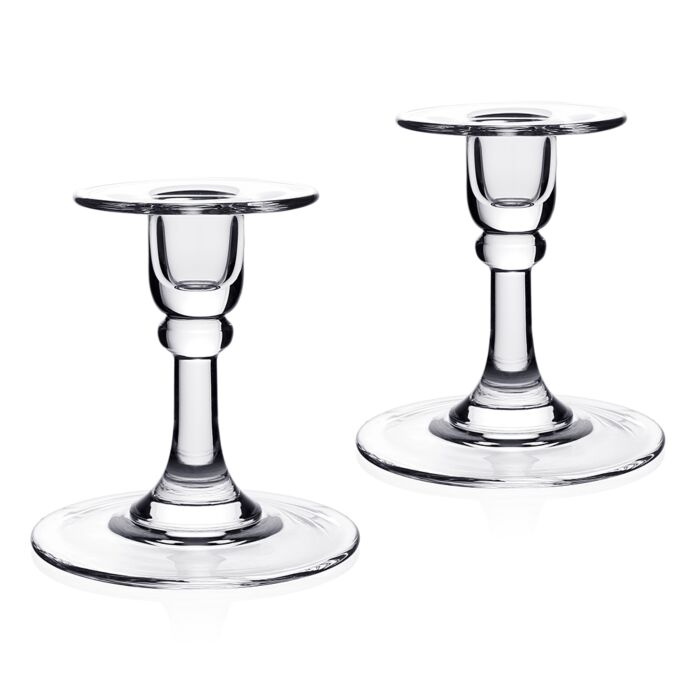 William Yeoward Crystal - Classic Pair of Candlesticks