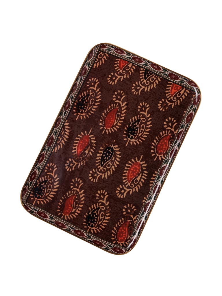 Large Burgundy Tray Bangalore
