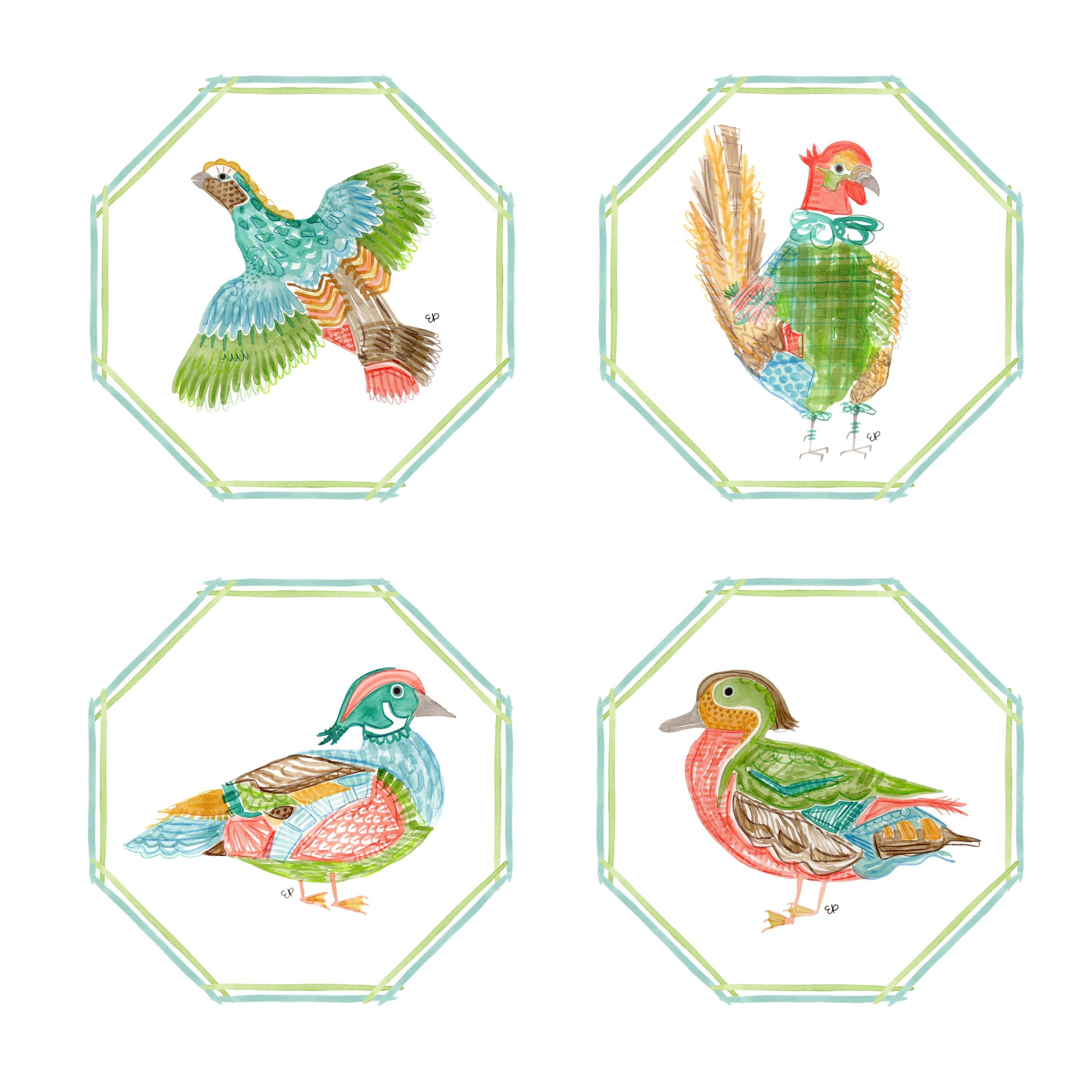 Bird Coasters Gamebird Coasters – Syers Browning