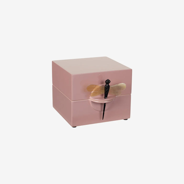 Lacquered Box with Dragonfly Closure