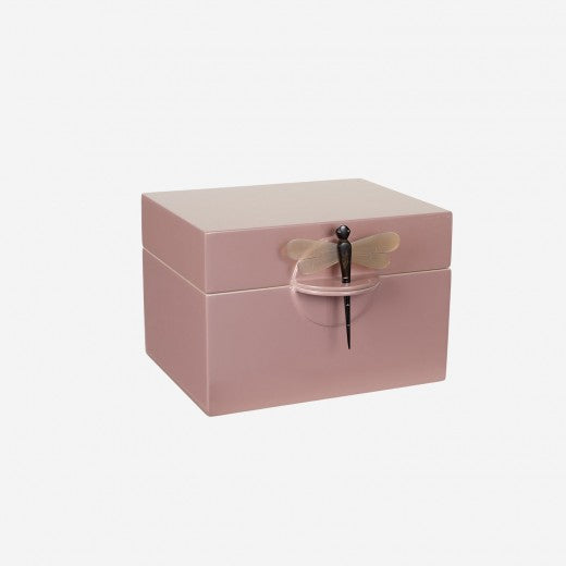 Lacquered Box with Dragonfly Closure