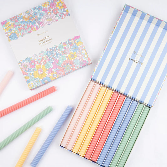 Meri Meri x Liberty Rainbow Garden Candle Gift Box