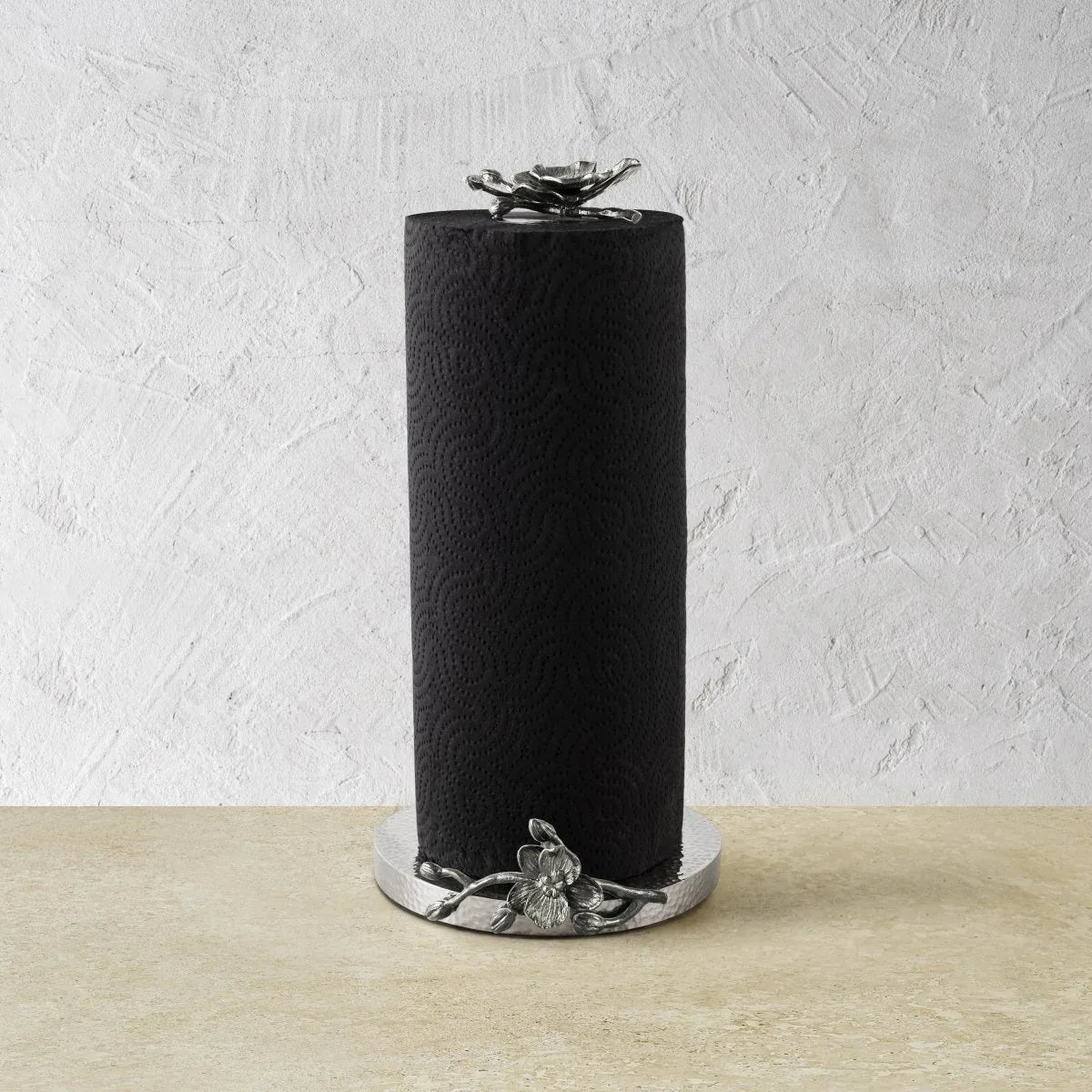 Black Orchid Paper Towel Holder