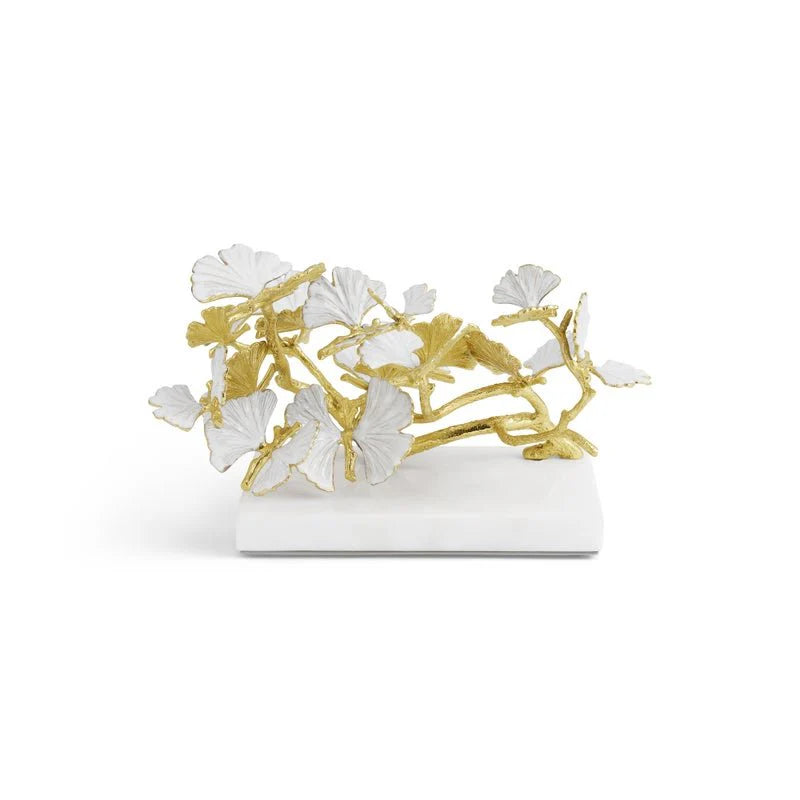 Butterfly Ginkgo Gold Decorative Object