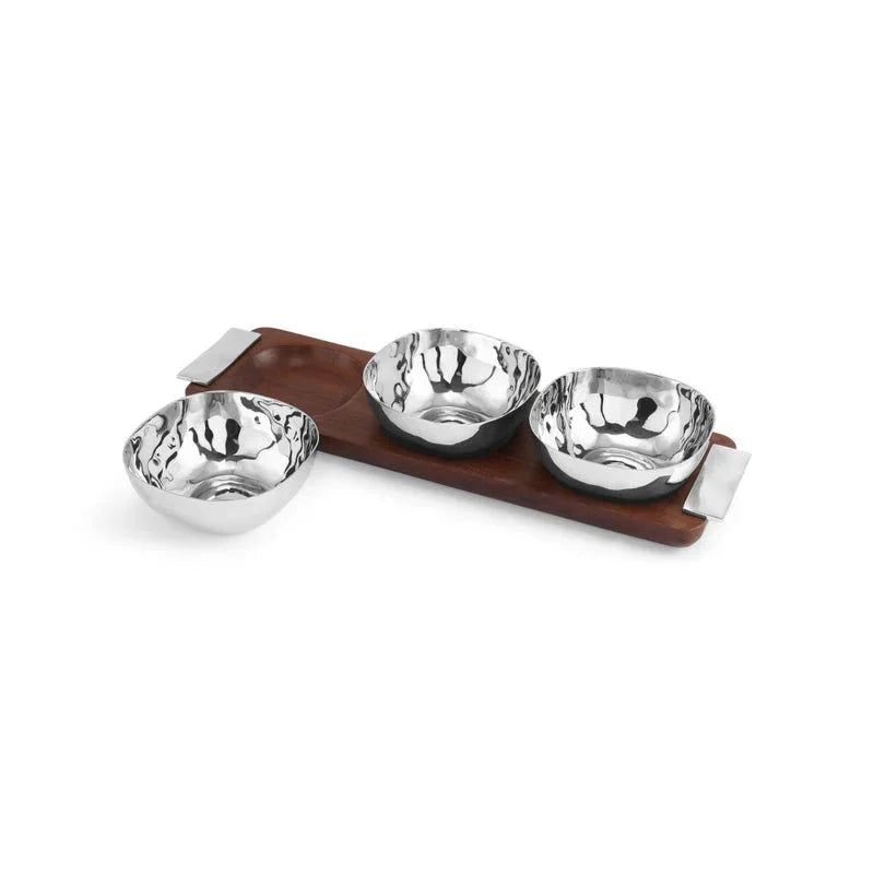 Reflective Triple Bowl
