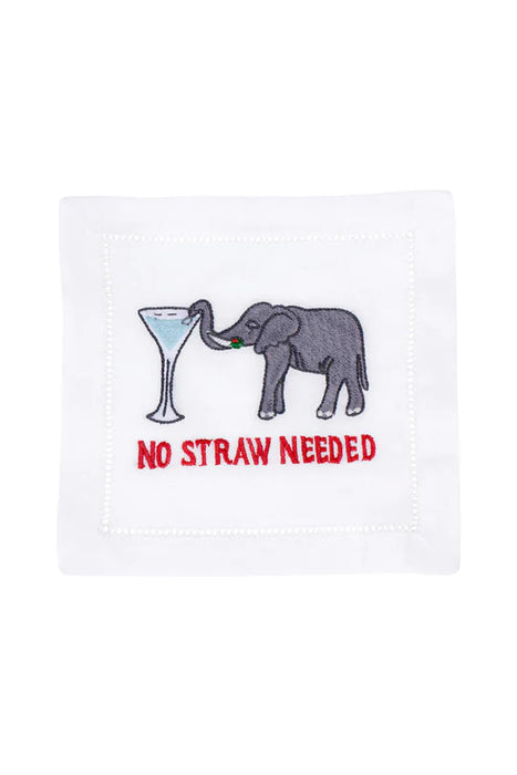 No Straw Needed Cocktail Napkins