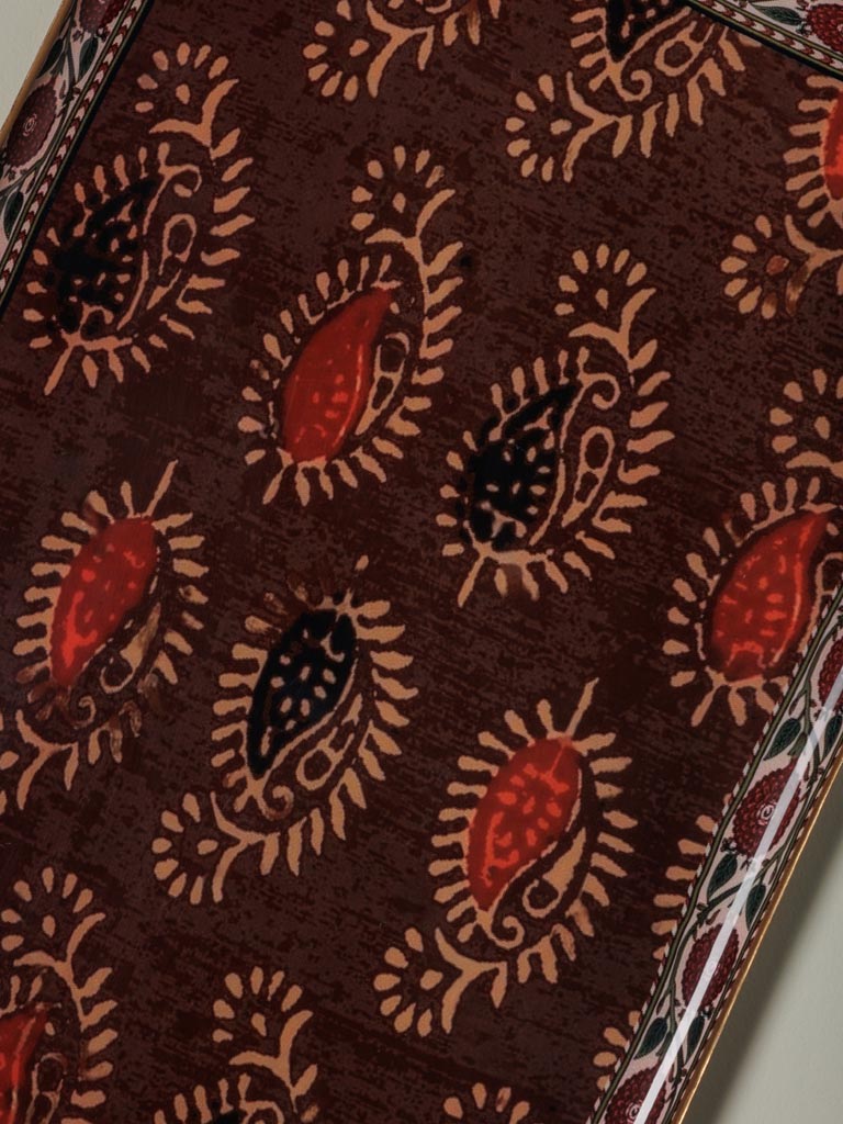 Large Burgundy Tray Bangalore