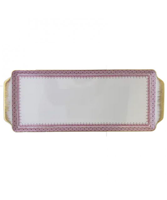 Pink Lace Sandwich Tray