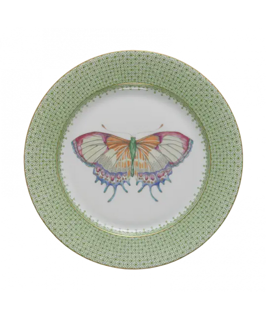 Mottahedeh Lace Butterfly Dessert Plate