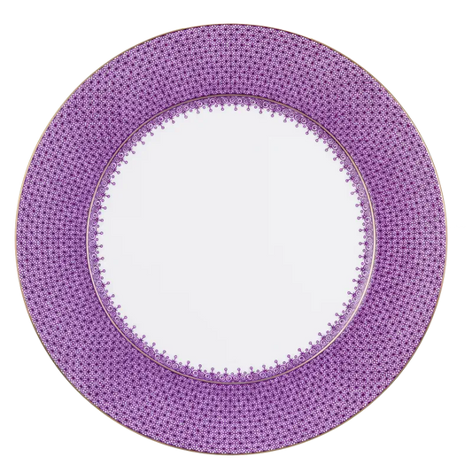 Mottahedeh Plum Lace Charger Plate