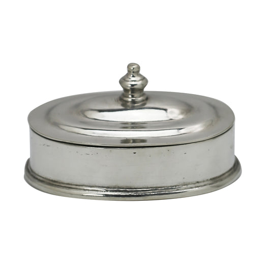 Pewter Oval Box