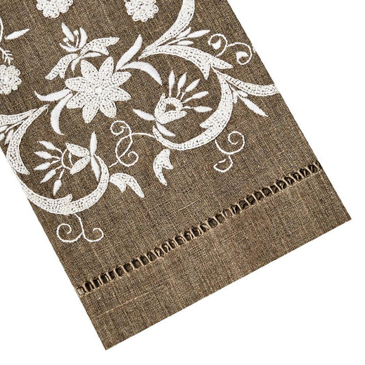 Winter Floral Guest Towel