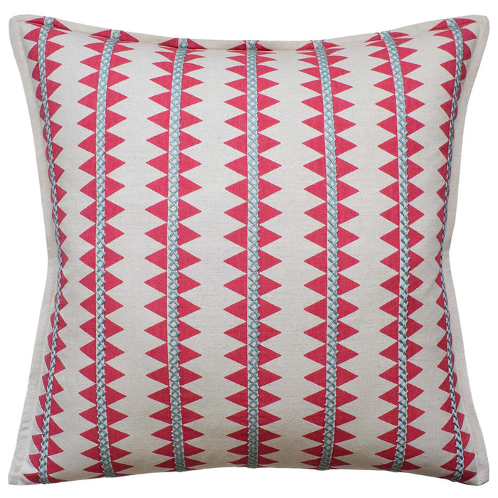 Reno Stripe Embroidery Pillow