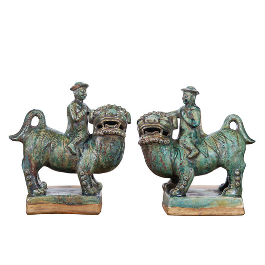 Nobleman Riding Lion