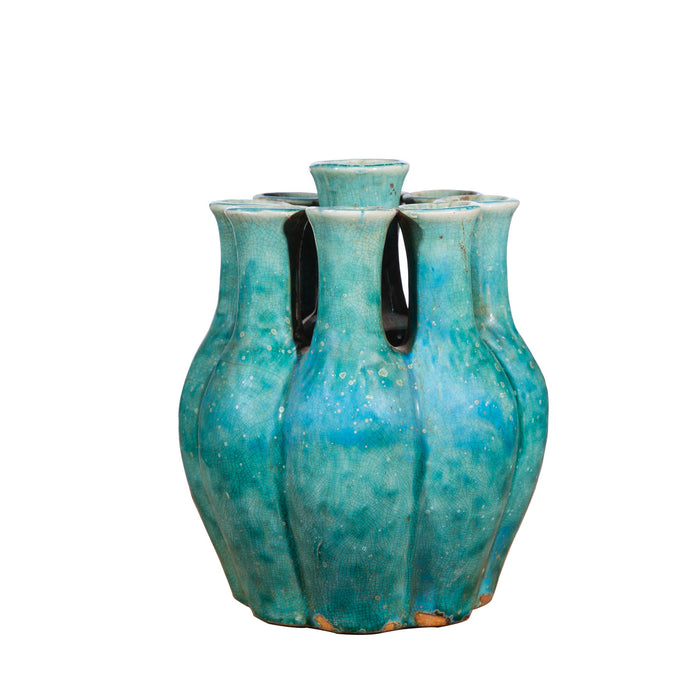 Speckled Green Nile Tube Vase