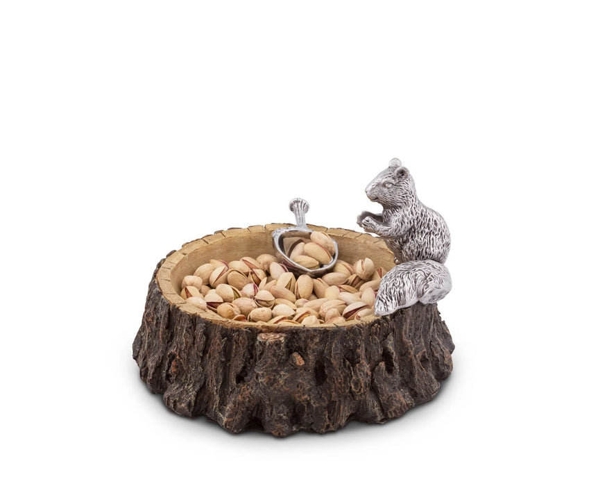 Standing Squirrel Nut Bowl