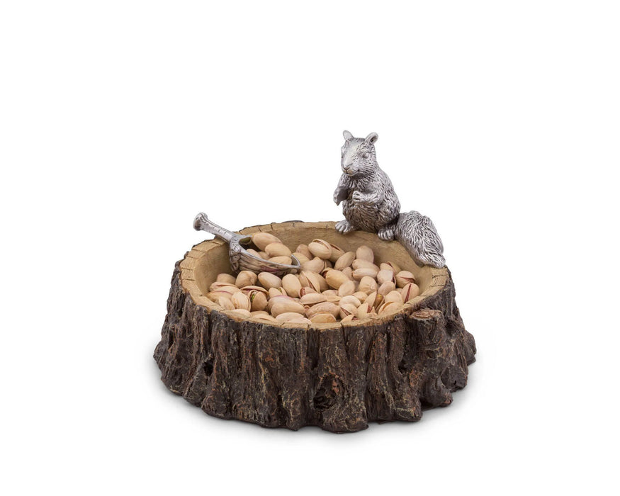 Standing Squirrel Nut Bowl