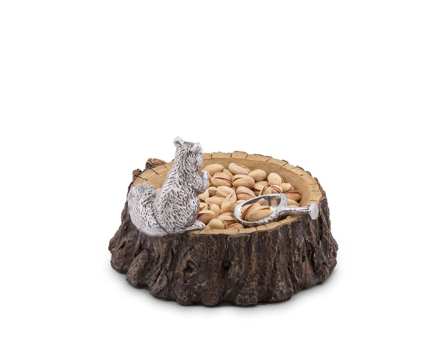 Standing Squirrel Nut Bowl