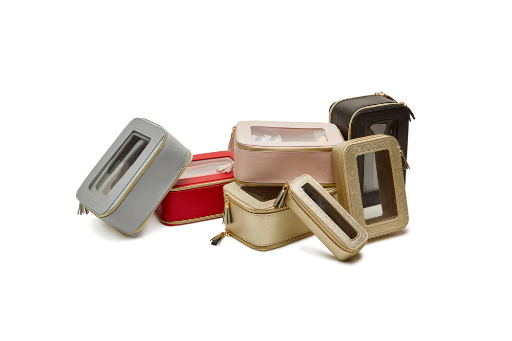Leah 3 Piece Cosmetic Case