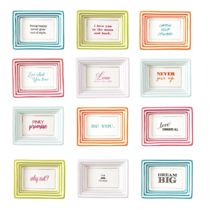 Petite Wise Saying Trinket Tray