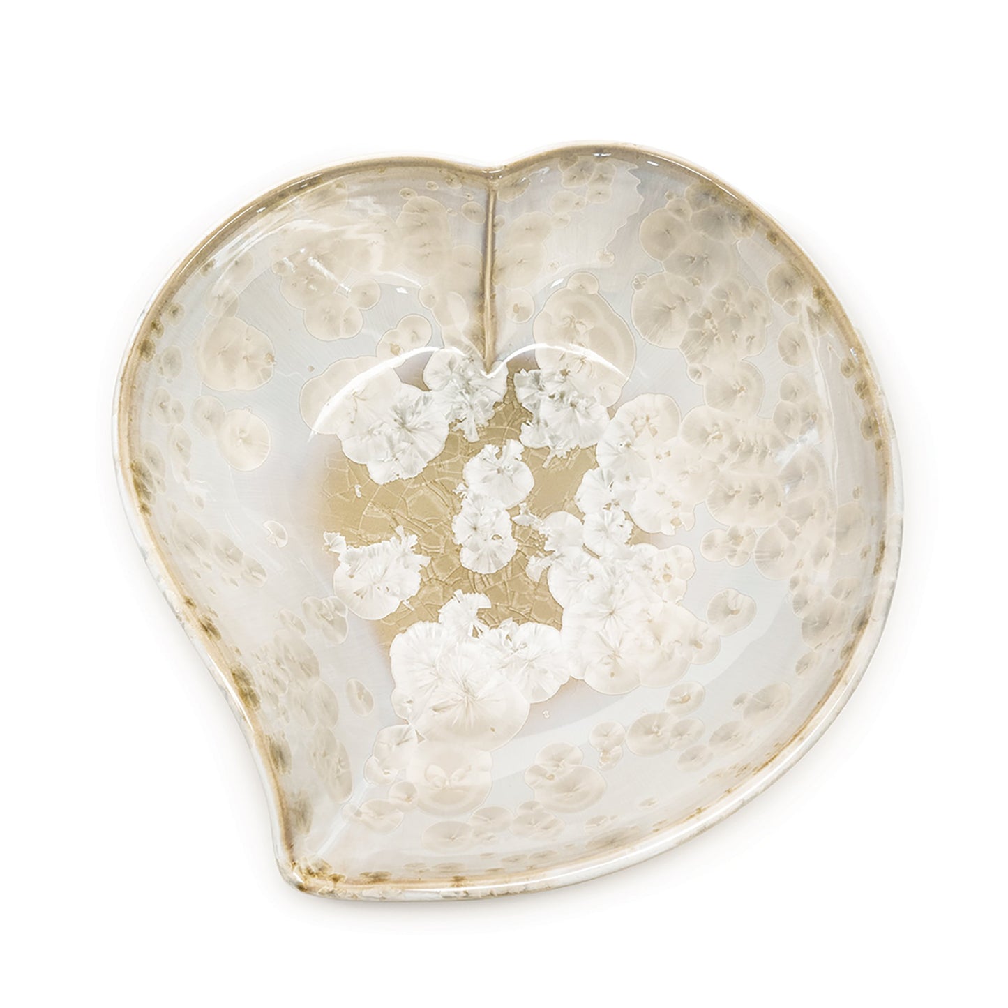 Simon Pearce Crystalline Twist Heart Bowl