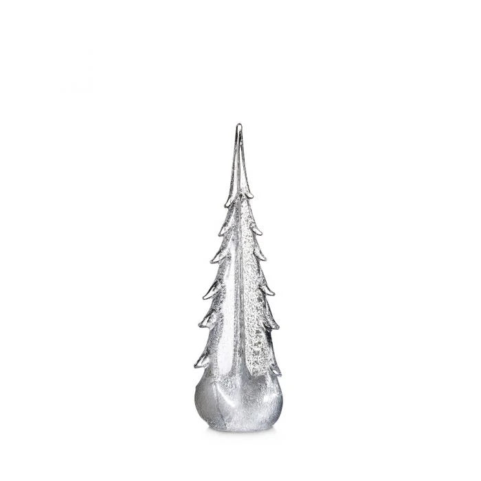 Simon Pearce Silver Leaf Evergreen