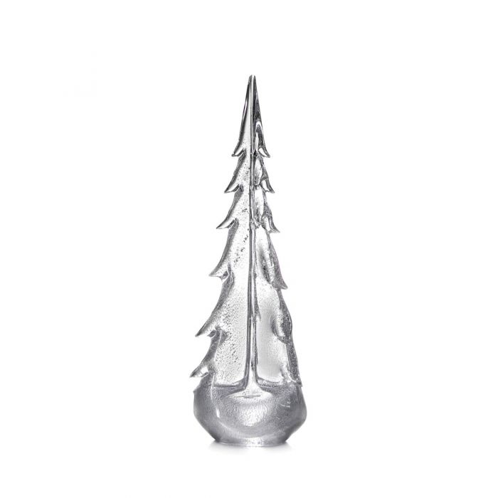 Simon Pearce Silver Leaf Evergreen