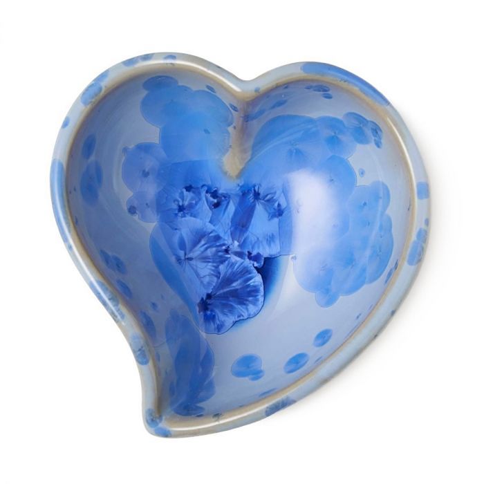 Simon Pearce Crystalline Twist Heart Bowl