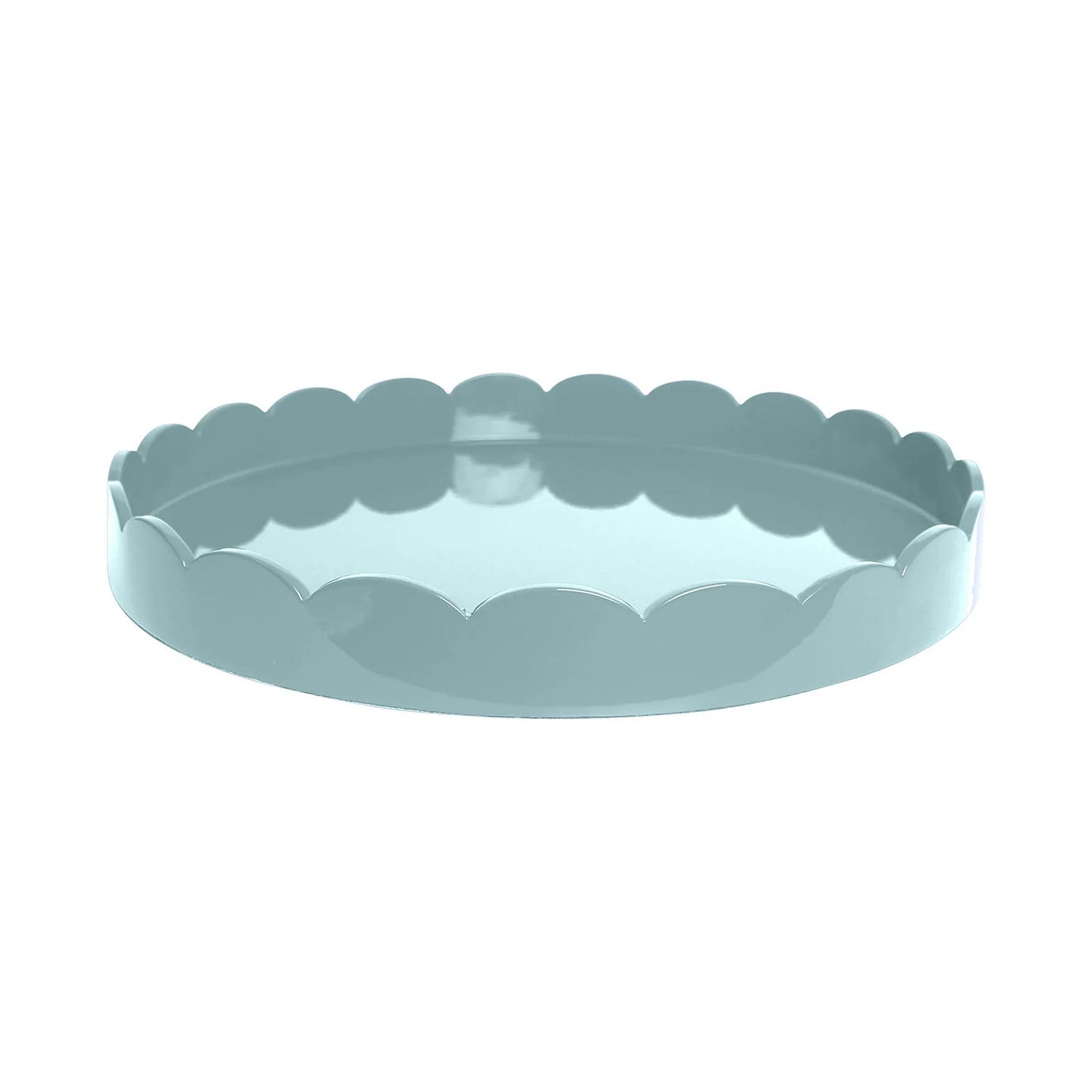 Round Lacquered Scallop Tray