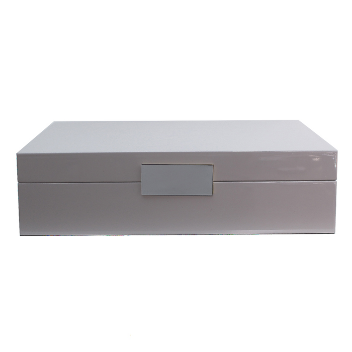 Chiffon Lacquer Box With Silver
