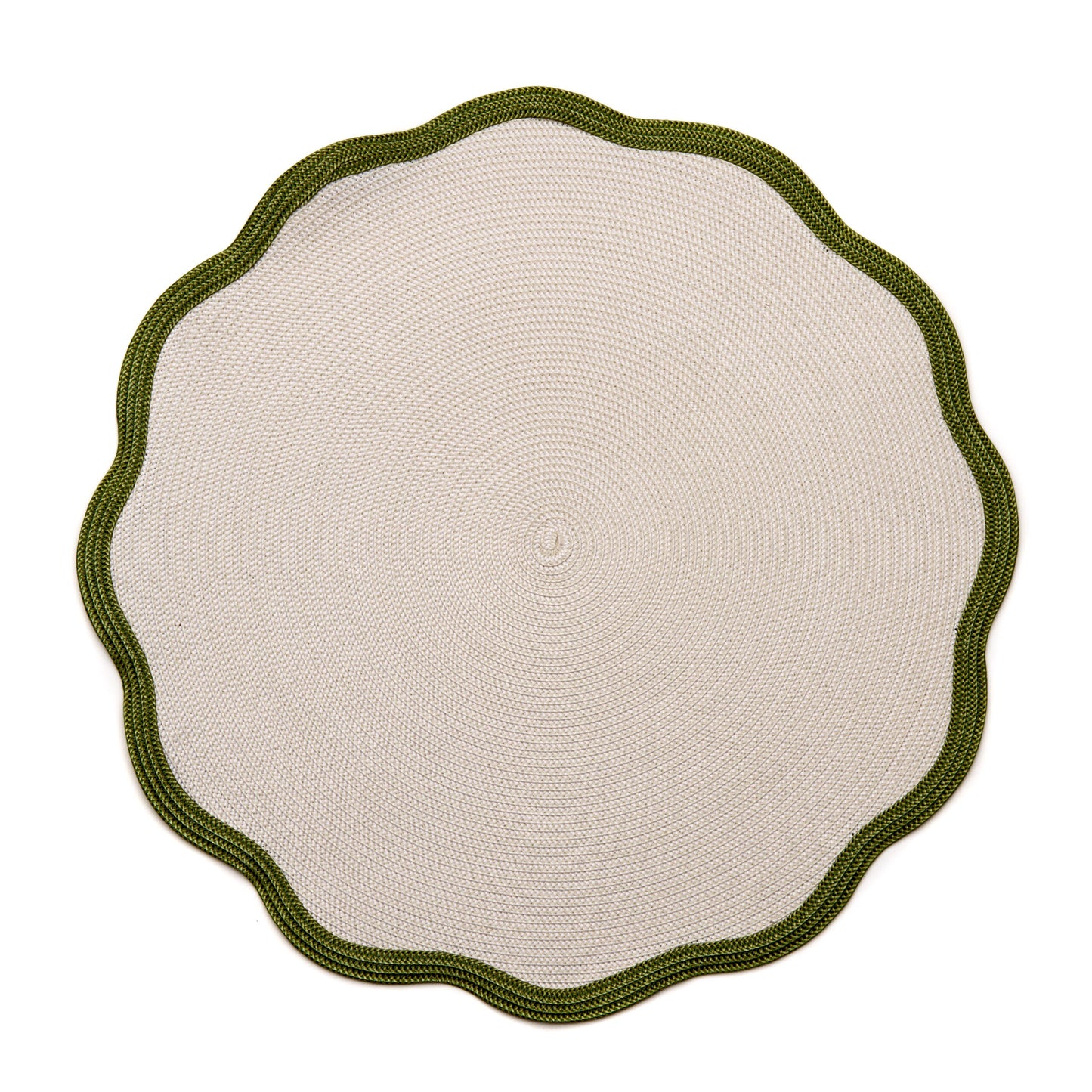 Round Scallop Placemat S/4