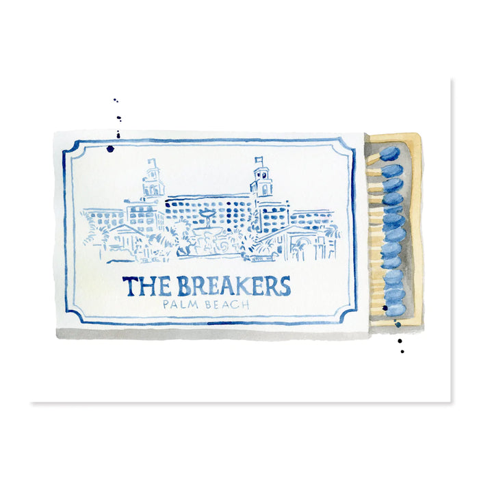 Watercolor Matchbook Prints