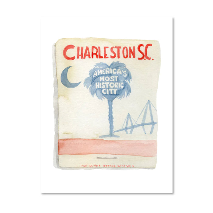 Watercolor Matchbook Prints