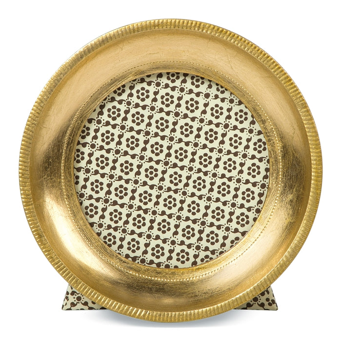 Round Gold Florentine Frames