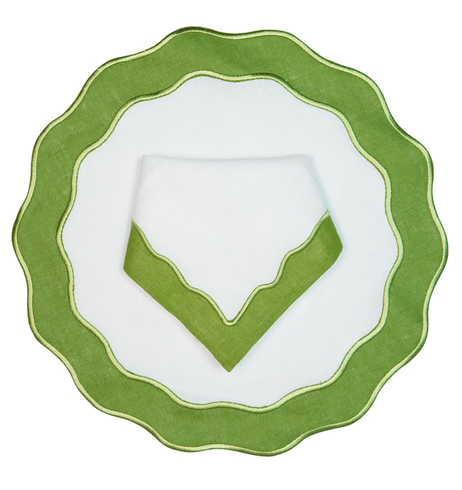 Tone on Tone Applique Place Setting