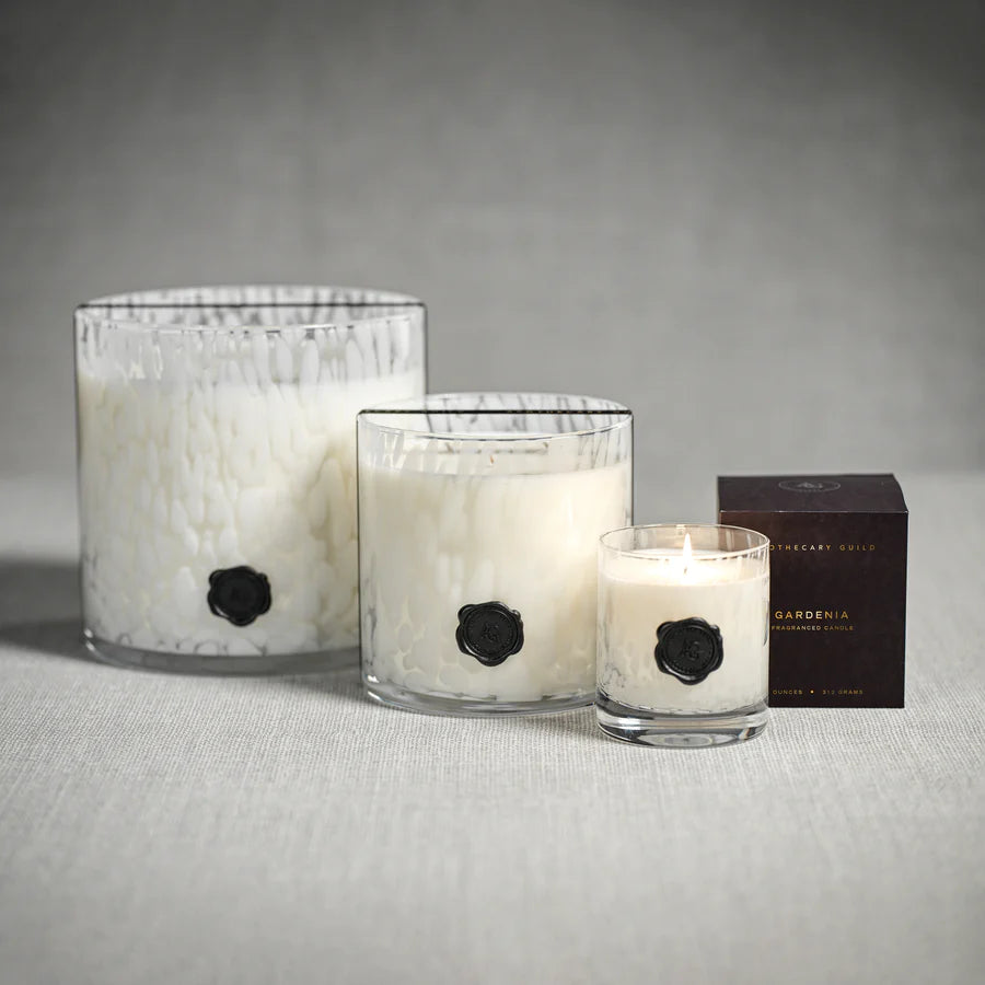 Glass Candles - Gardenia