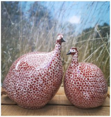 Caillard Ceramic Guinea Fowl