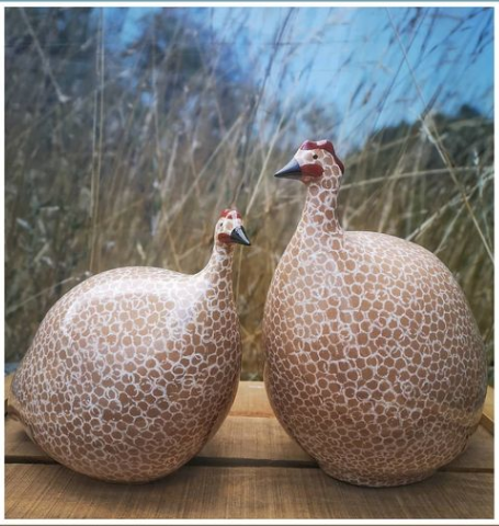 Caillard Ceramic Guinea Fowl