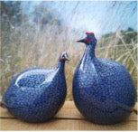 Caillard Ceramic Guinea Fowl