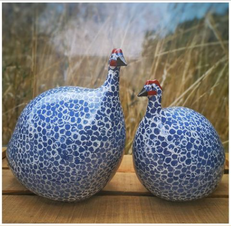 Caillard Ceramic Guinea Fowl