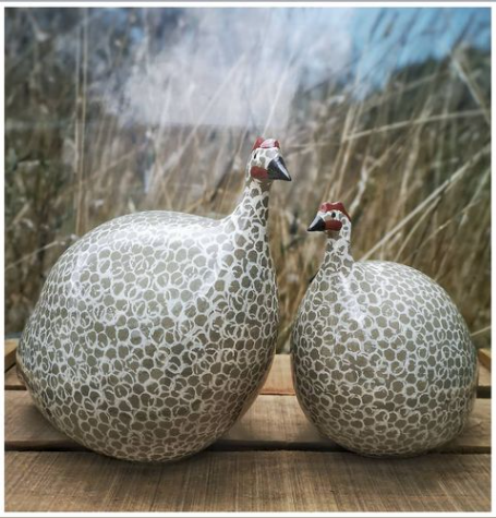 Caillard Ceramic Guinea Fowl