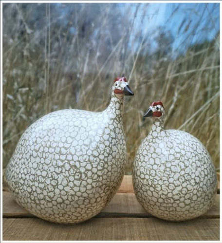 Caillard Ceramic Guinea Fowl