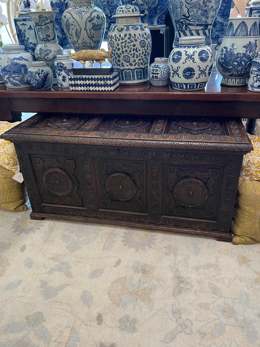 Antique Carved Chest