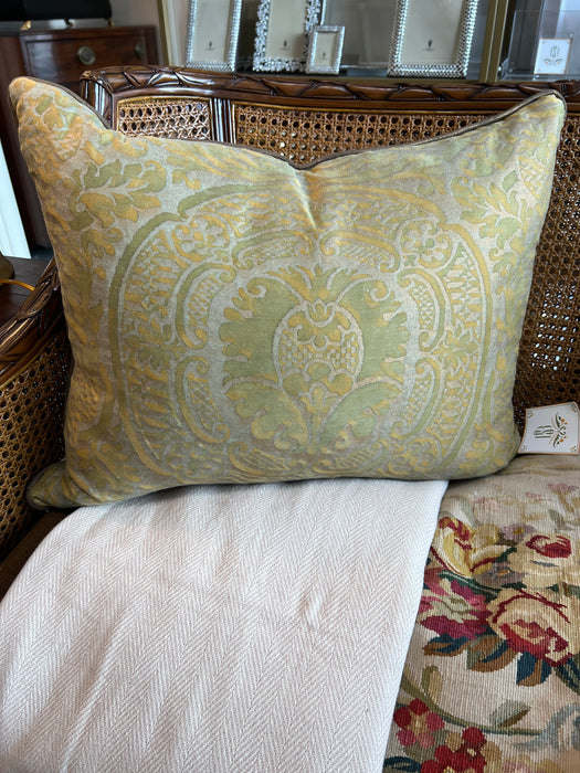 VINTAGE FORTUNY PILLOW - GREEN