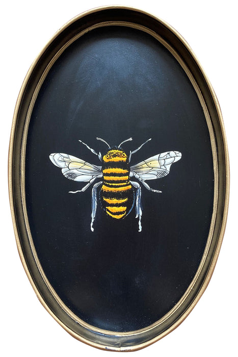 Flora & Fauna Hand Painted Iron Trays