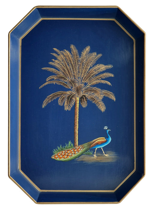 Flora & Fauna Hand Painted Iron Trays